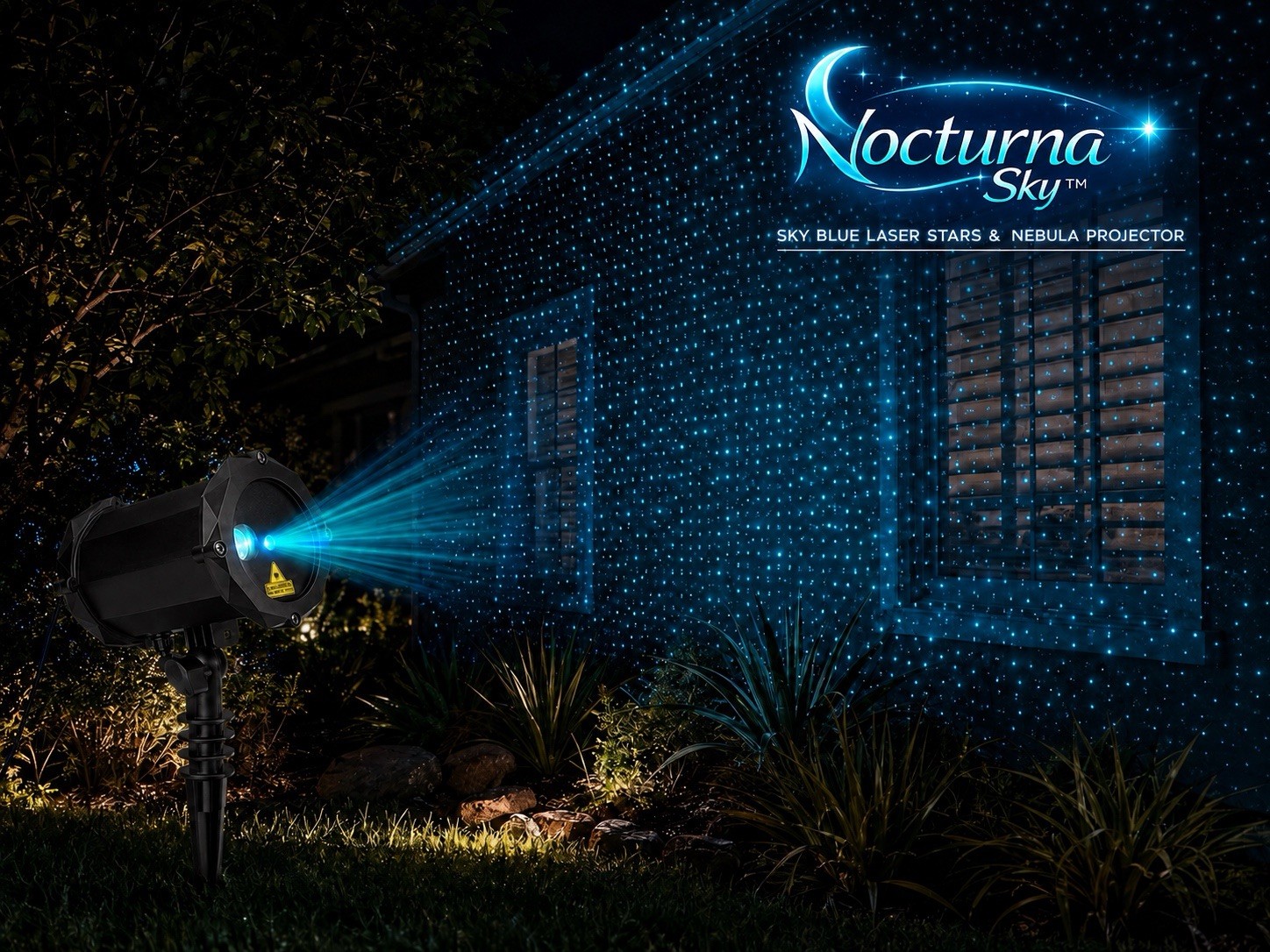 NEW Sky Blue Laser Galaxy DJ Aurora Starry Stars Nebula Light Star LED Projector