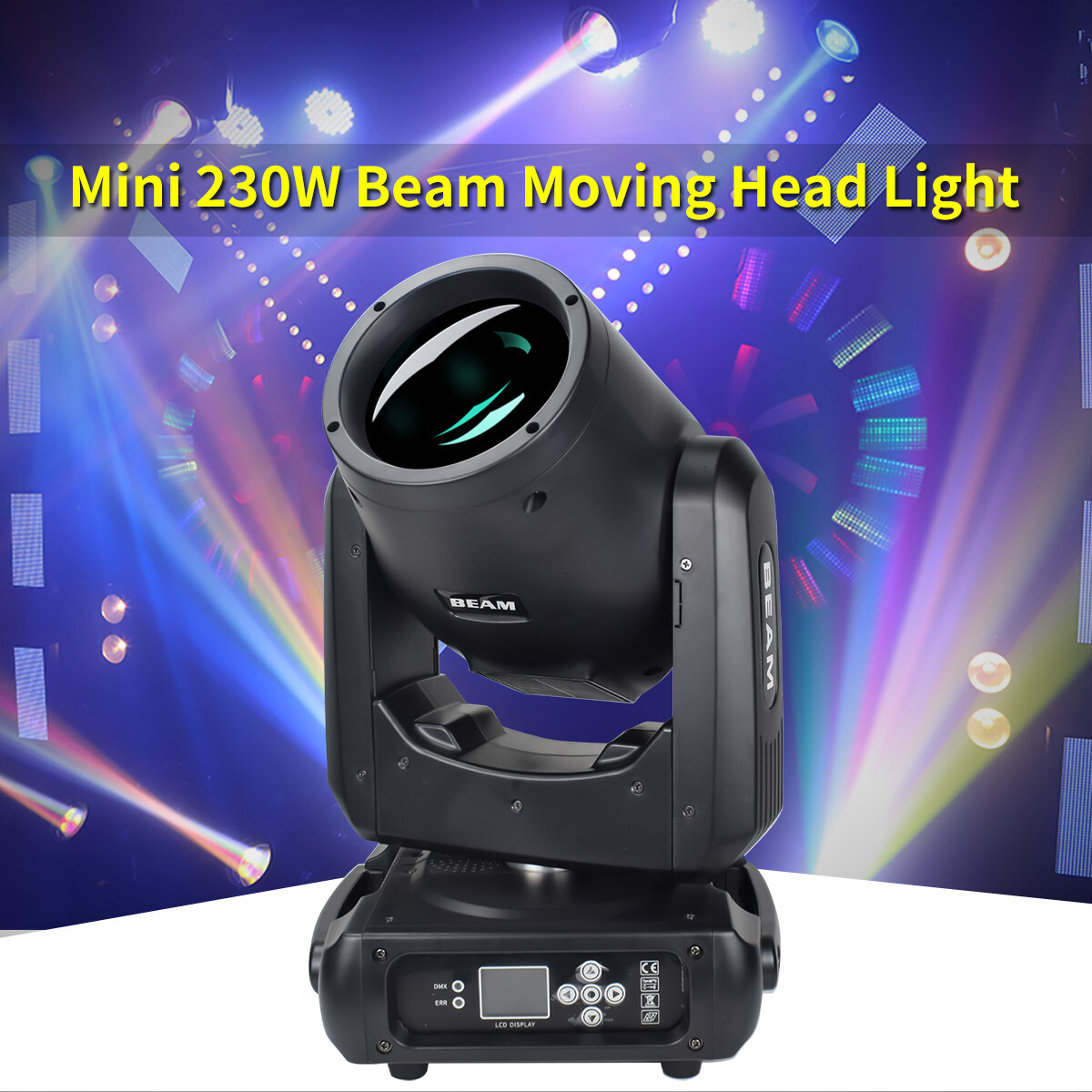 Beam 7R 230W Moving Head Light Mini Stage Light Effect DMX 512 for Disco Bar