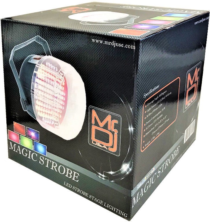 MR DJ MAGICSTROBE 112 RGB Led Strobe Effect Stage Lighting with RGB Color Mixing