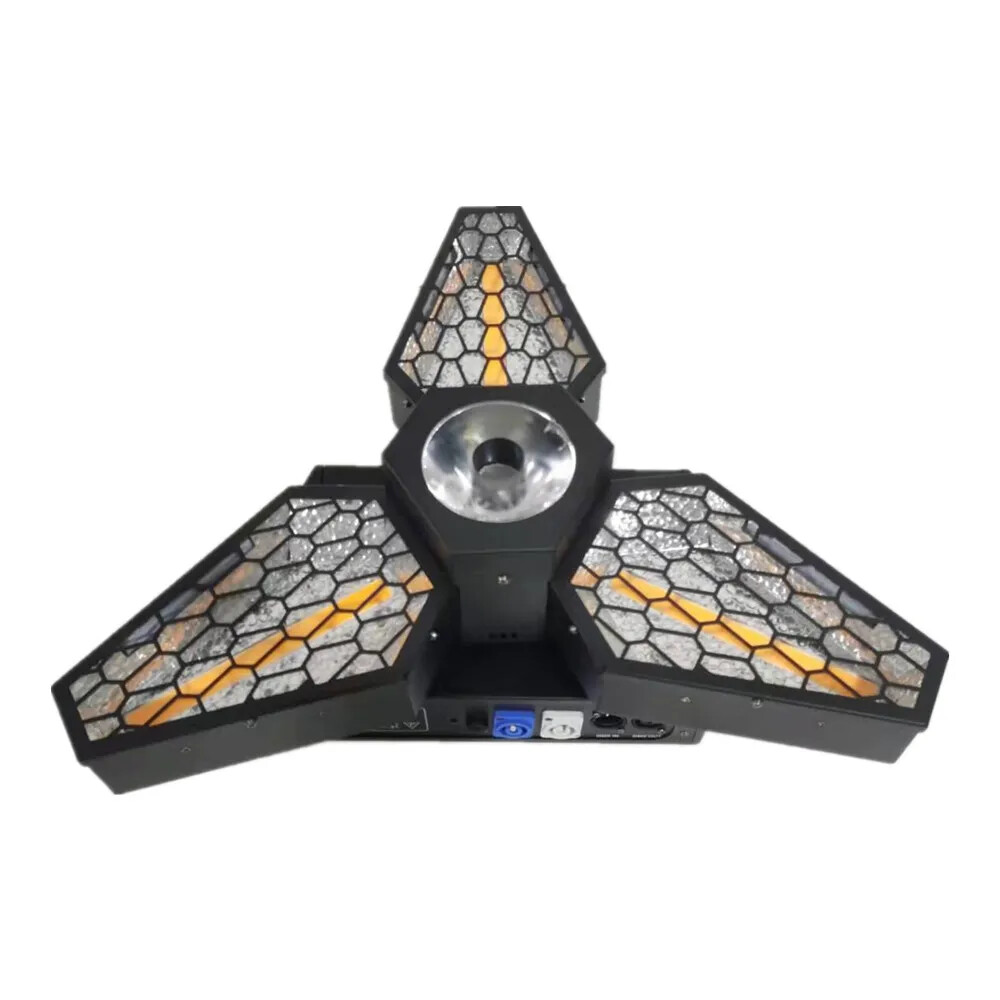 Infinite rotating Stage background led triangle retro strobe light DJ bar Party