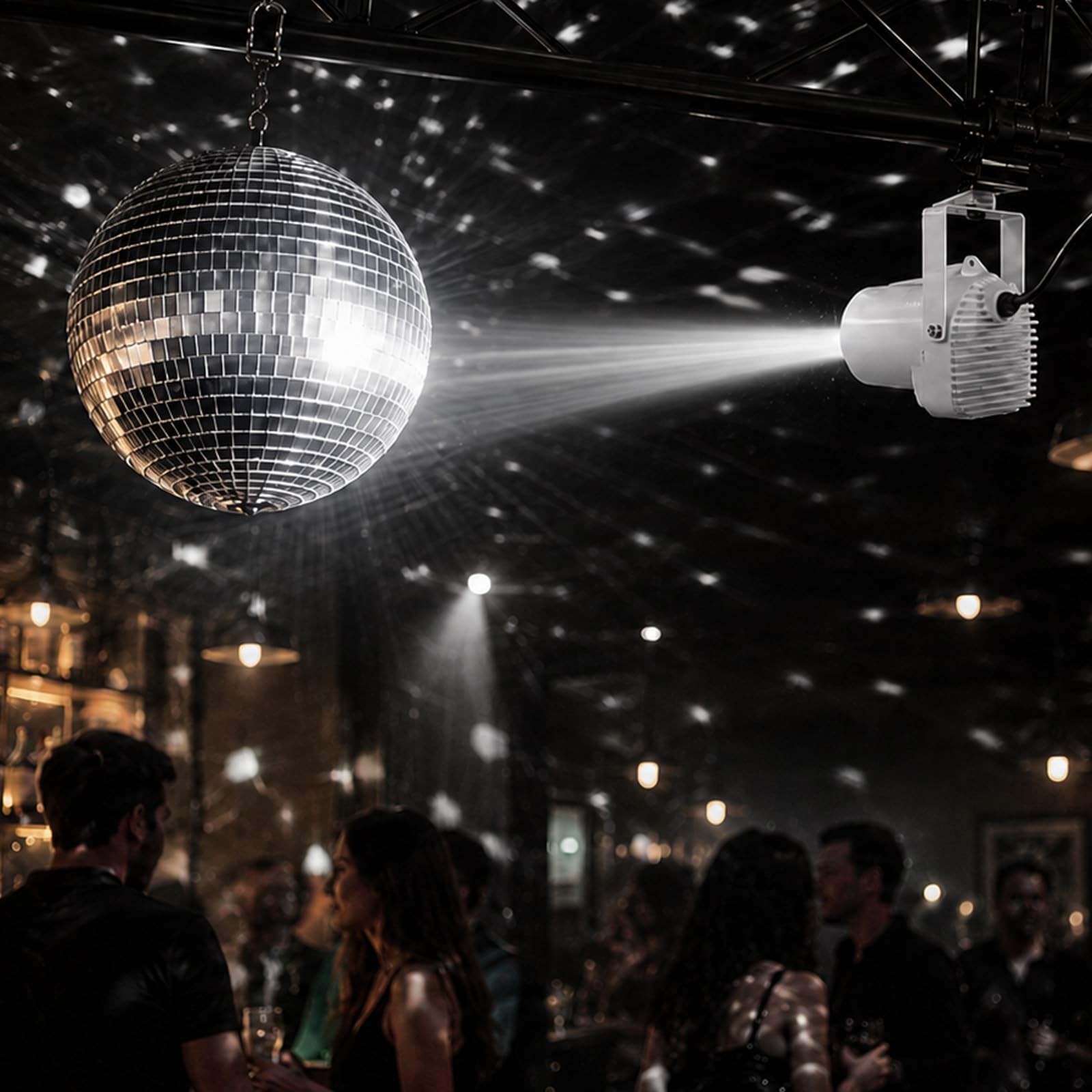 3W White LED Pinspot Spotlight For Disco Ball Motor Party Stage Lighting