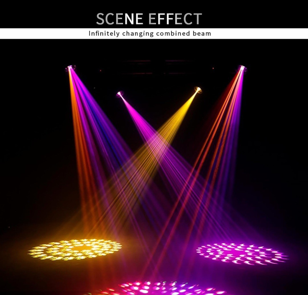SHEHDS Moving Head Stage Lights 350W 17R Blub 13 Gobos 14 Colors B/Frost/Rainbow