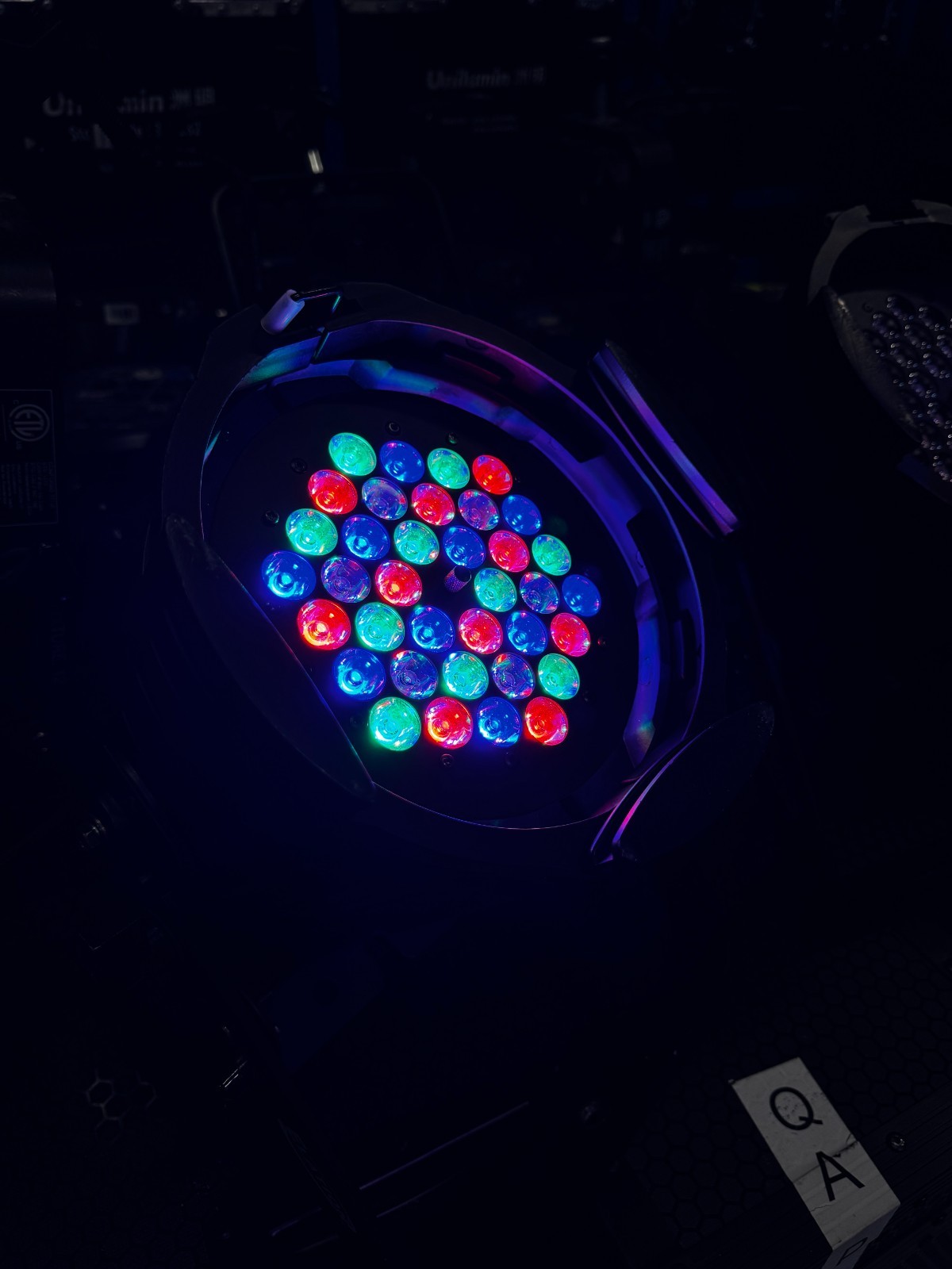 Elation Opti RGBA LED DMX 36x1w Wash Par 14x Available Price Each Church Owned