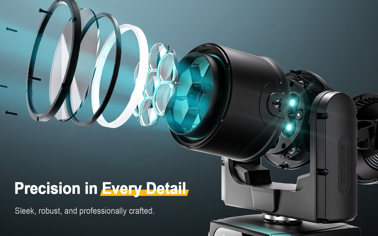 IP66 NEW 7x40W Bees Eyes Beam Wash Moving Head Light RGBW/RGBL/RGBLAC Zoom Light