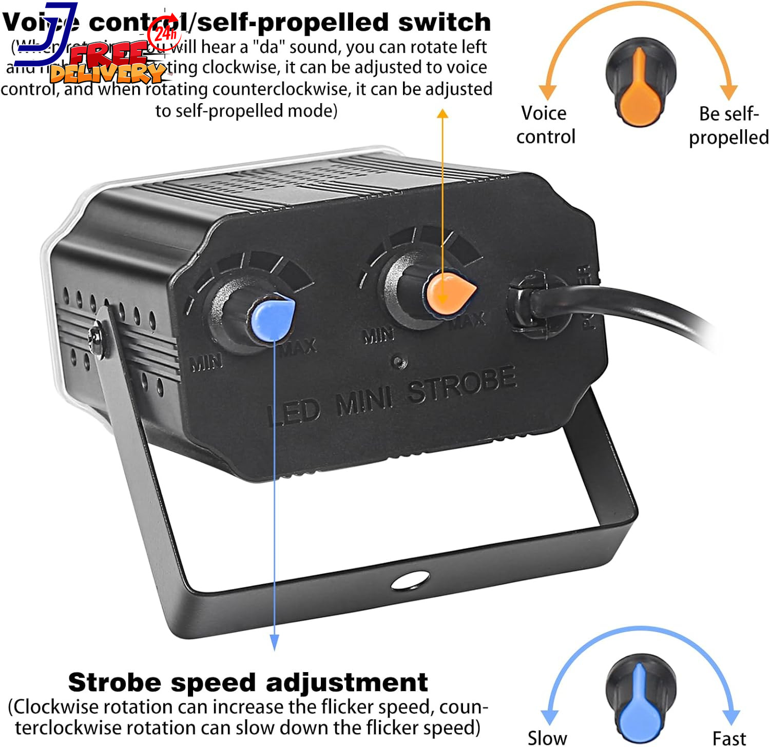 48Led Strobes Lights Outdoor Strobe Lights for Party The Evictor Strobe Light