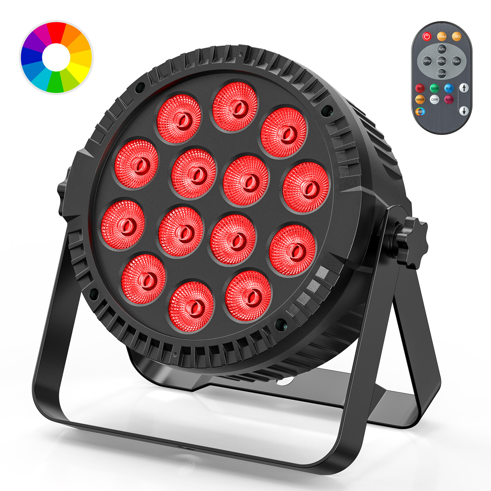 140W 14LED RGBW Par Can Light Stage Lighting Party Disco Dance Show Wash Lights
