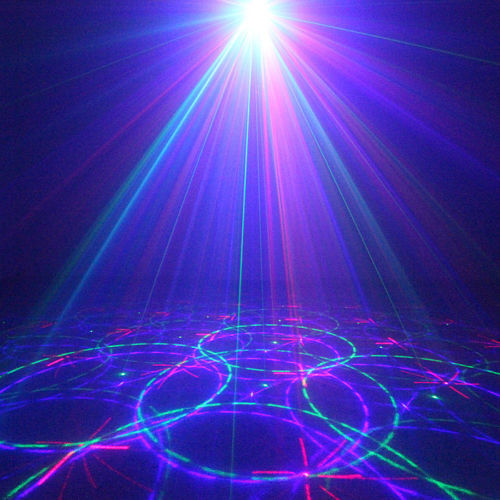 Red Green Blue Laser Indoor Christmas Party Event Decor Light 24 Patterns stage
