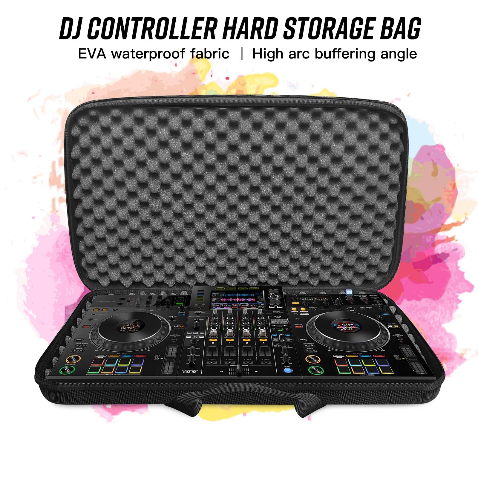 Lightweight Molded EVA Storage Case, DJ Controller Case