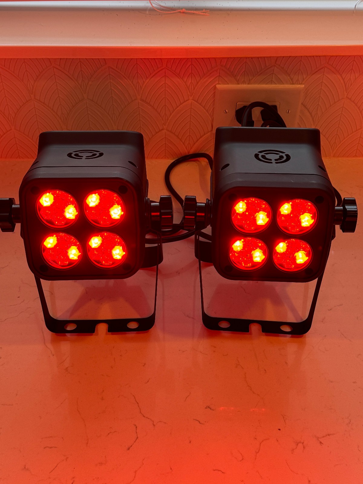 2X CHAUVET DJ COLORdash Block Wash Light Fixture RGBW LEDs USED