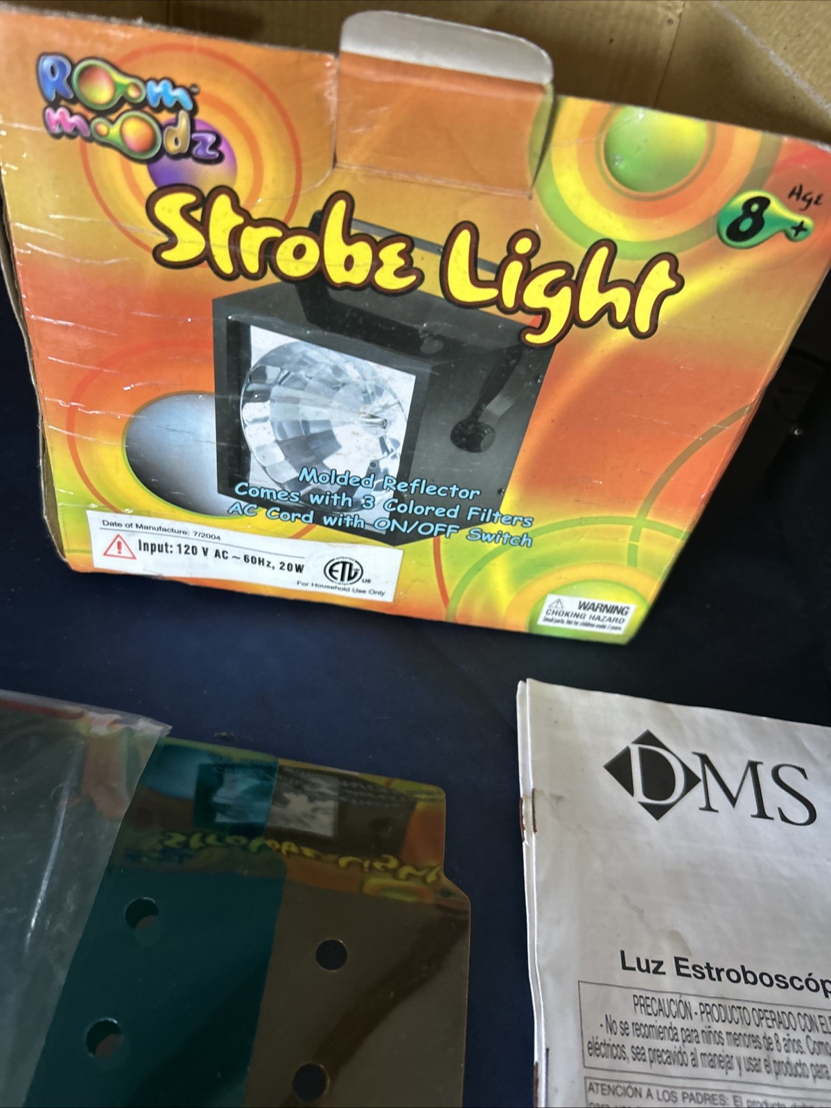 Vintage Strobe Light Retro Old School DMS