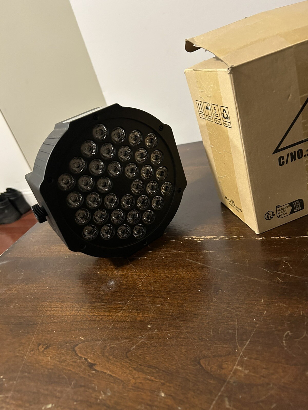 Mini RGB 36 LEDs Par Lights 7CH DMX Wedding Lamp Home Party DJ Show Strobe Wash