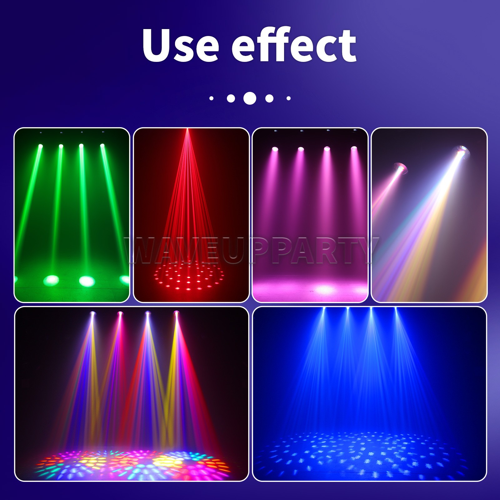 PAIDUN 2PCS 230W 7R Beam Moving Head Spot Light DJ Show Event Disco Flight Case