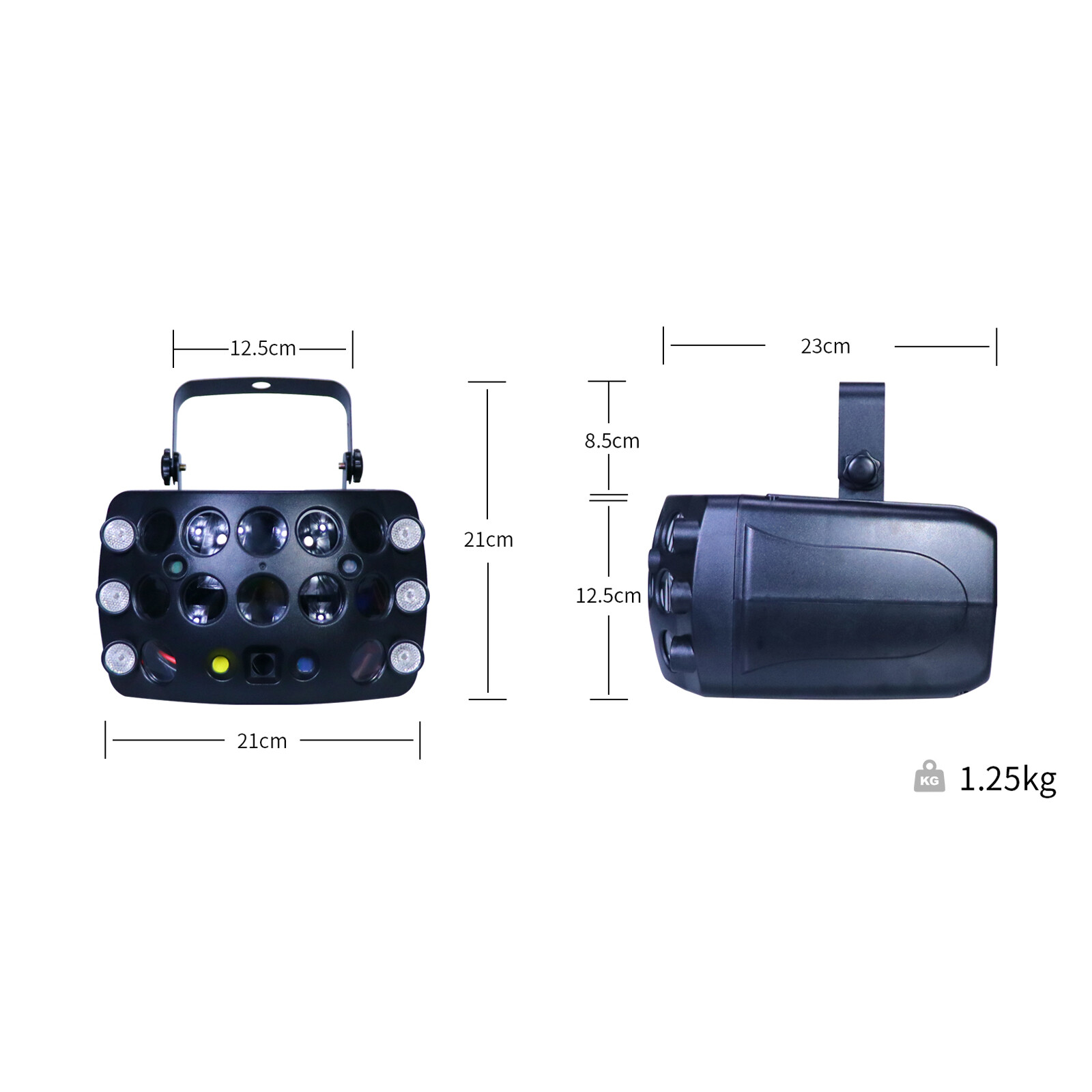 Indoor Laser Light 5in1 DJ Lights LED Butterfly Stage Light with Remote Control