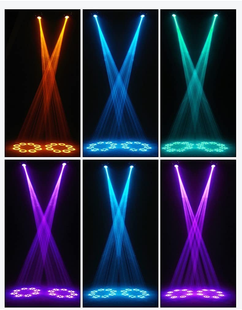 150W LED Moving Head Light Rotating 8 Prism Spot Stage Light, 8 GOBO 8 Colors Pr
