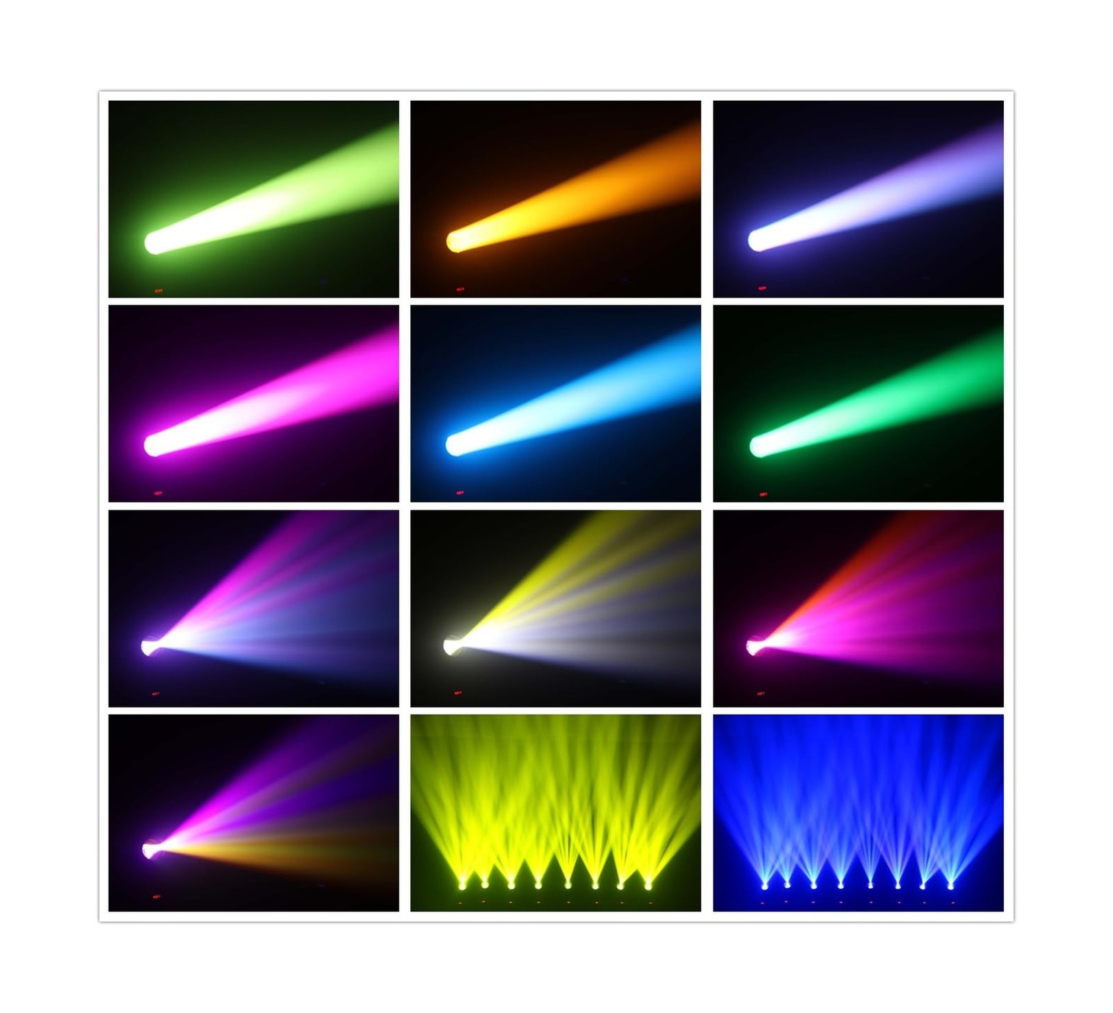 150W Moving Head Stage Light,12 Patterns 8 Colors Bean/Rainbow Stage Effect 6…