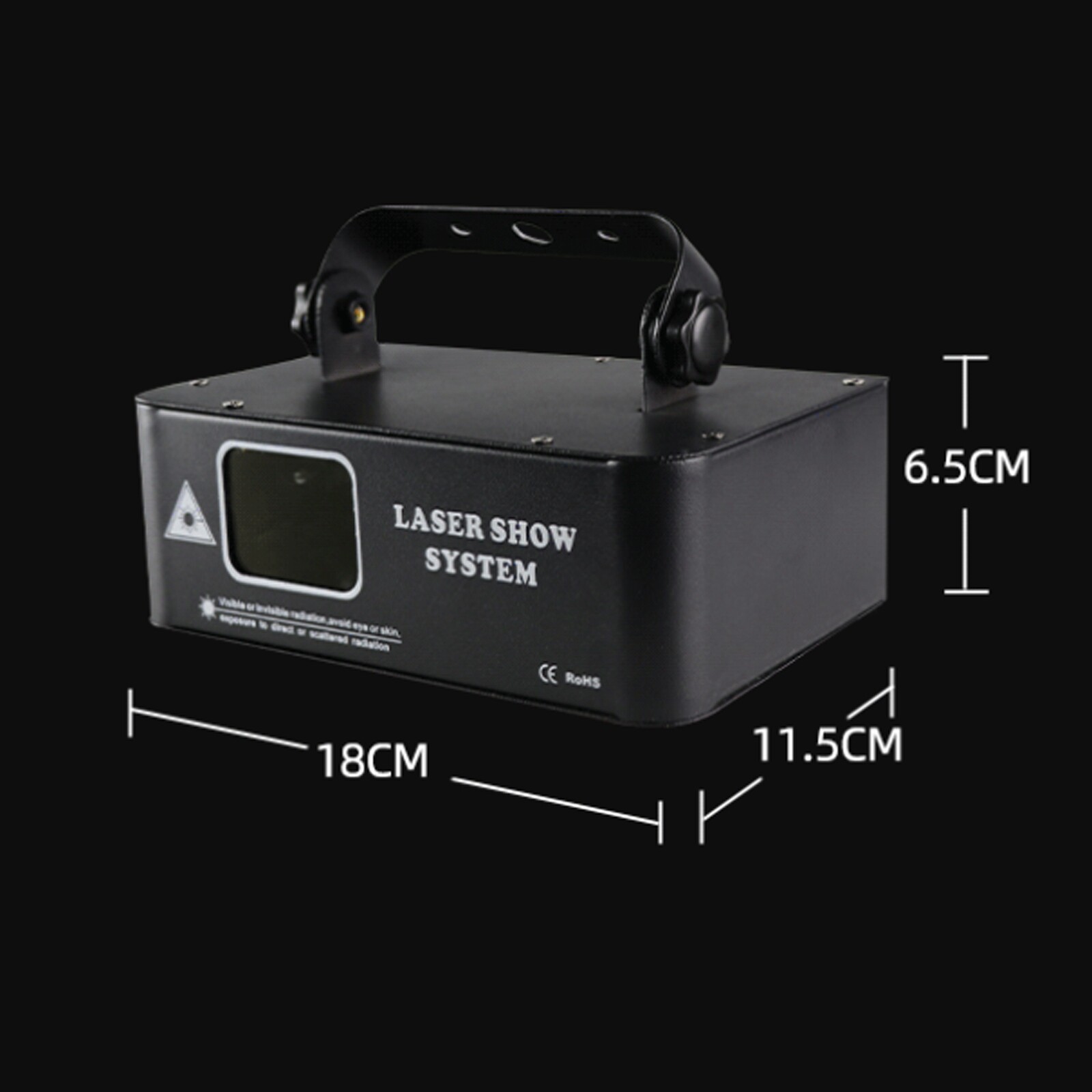 500mW DMX RGB LED Laser Beam Scanner Projector DJ Disco Party Stage Light