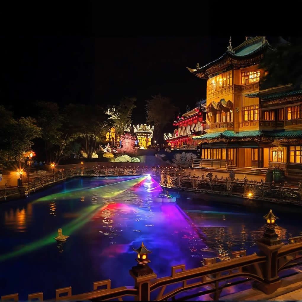 Phone APP 2W RGBW Animation Laser Outdoor IP65 Landscape Show Projector Lighting