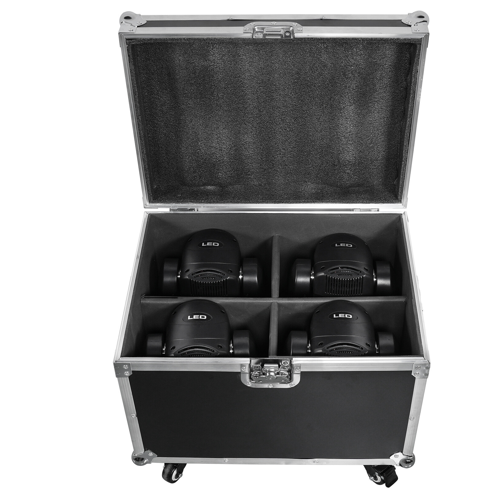 4X 150W 18Prism Moving Head Light RGBW Stage Beam Gobo DMX DJ Club Effect Lights