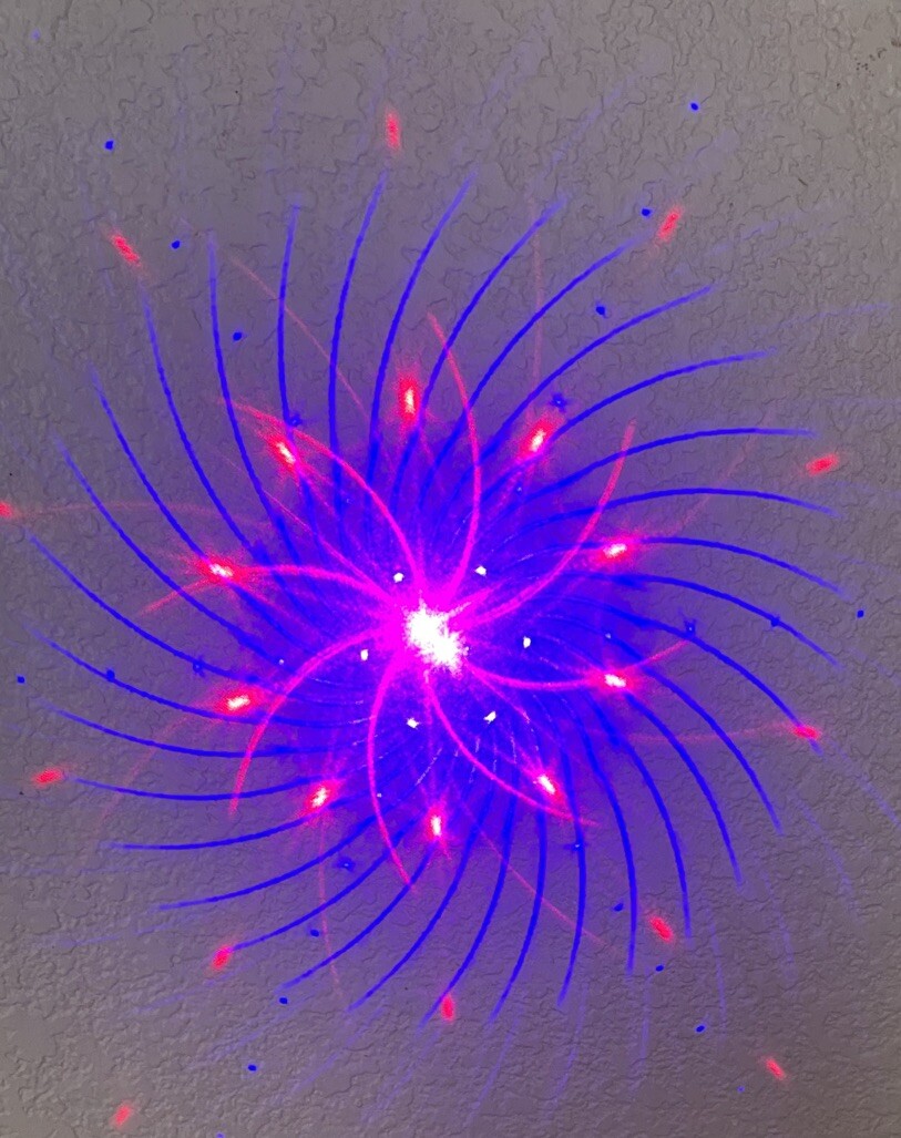 Chims DJ Light Show Projector Red Green Blue LED 96 Patterns (SL96RGB)