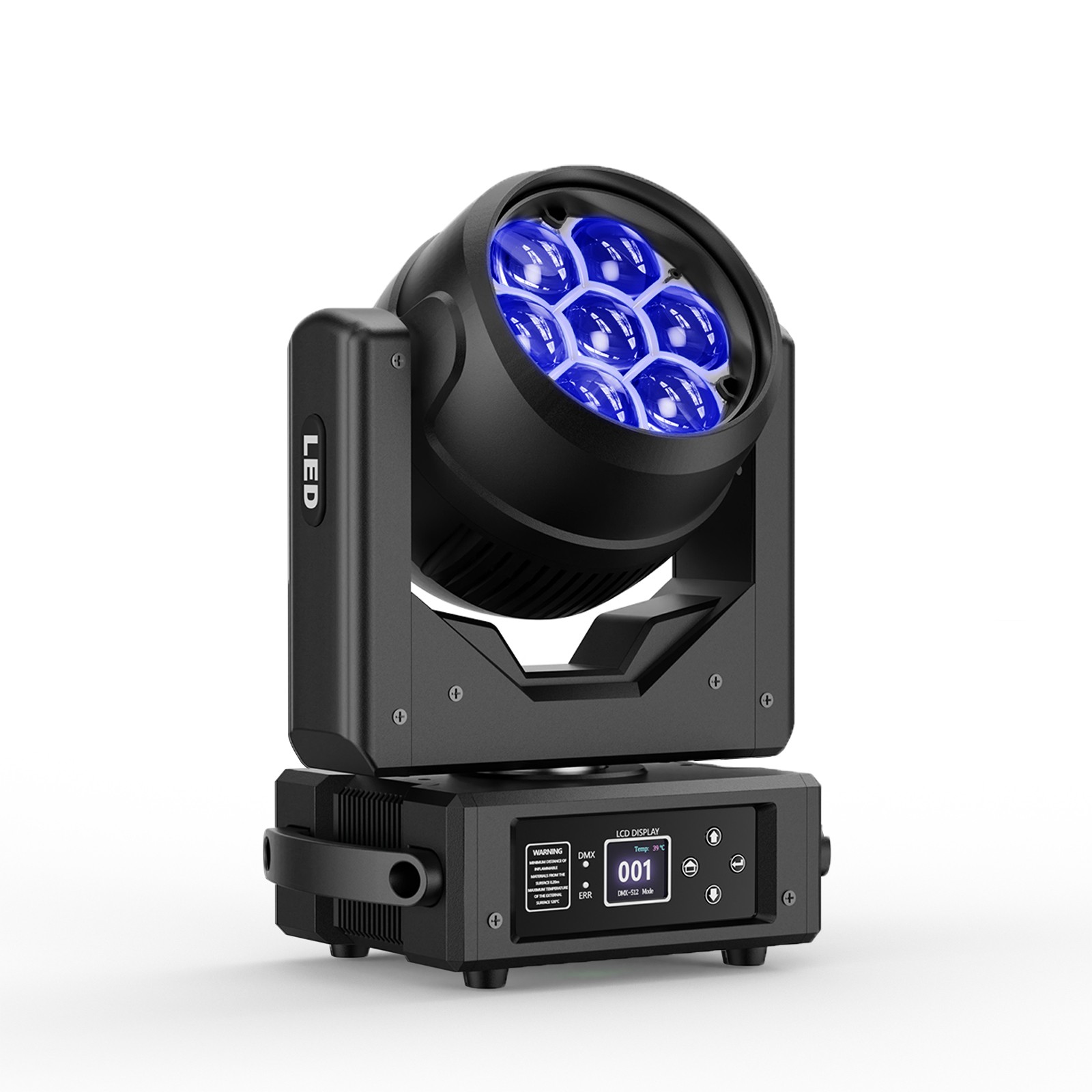 250W RGBW Bee Eye LED Beam Moving Head Light Zoom Wash Stage Light DJ Disco Show