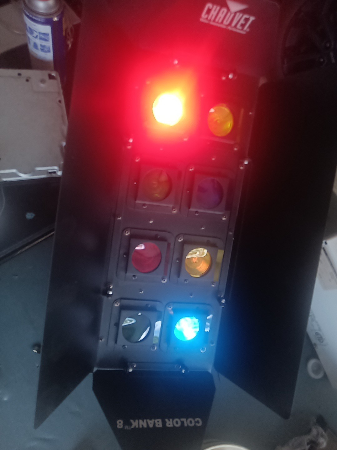 CHAUVET Color Bank 8 CH-158 Band and Stage Wash Light System Works