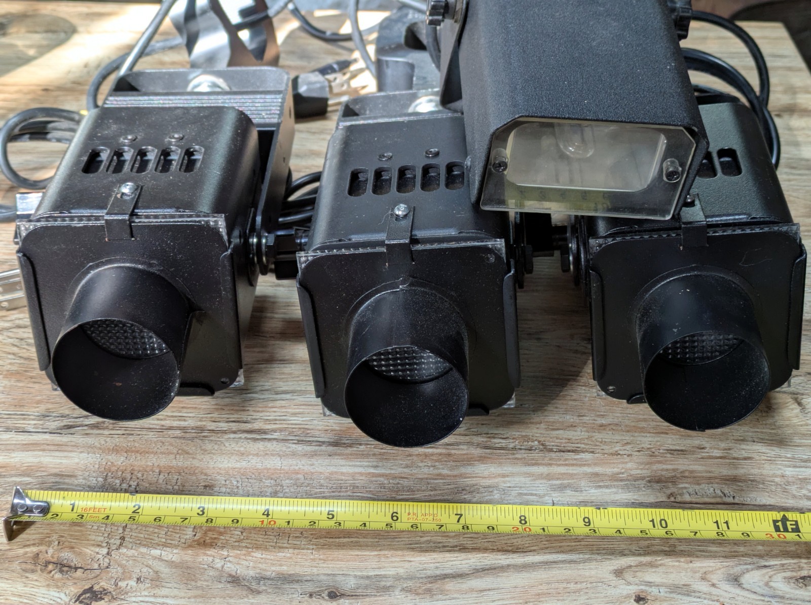 Times Square Lighting 4 Stage Lights 3 with Clamps