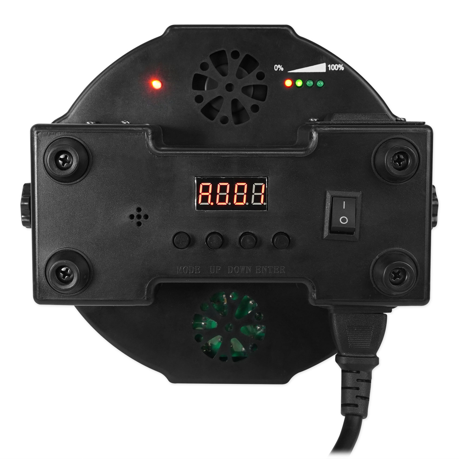 (4) Rockville BATTERY PAR 50 Rechargeable LED DMX DJ Wash Up-Lights+Remotes+Bag