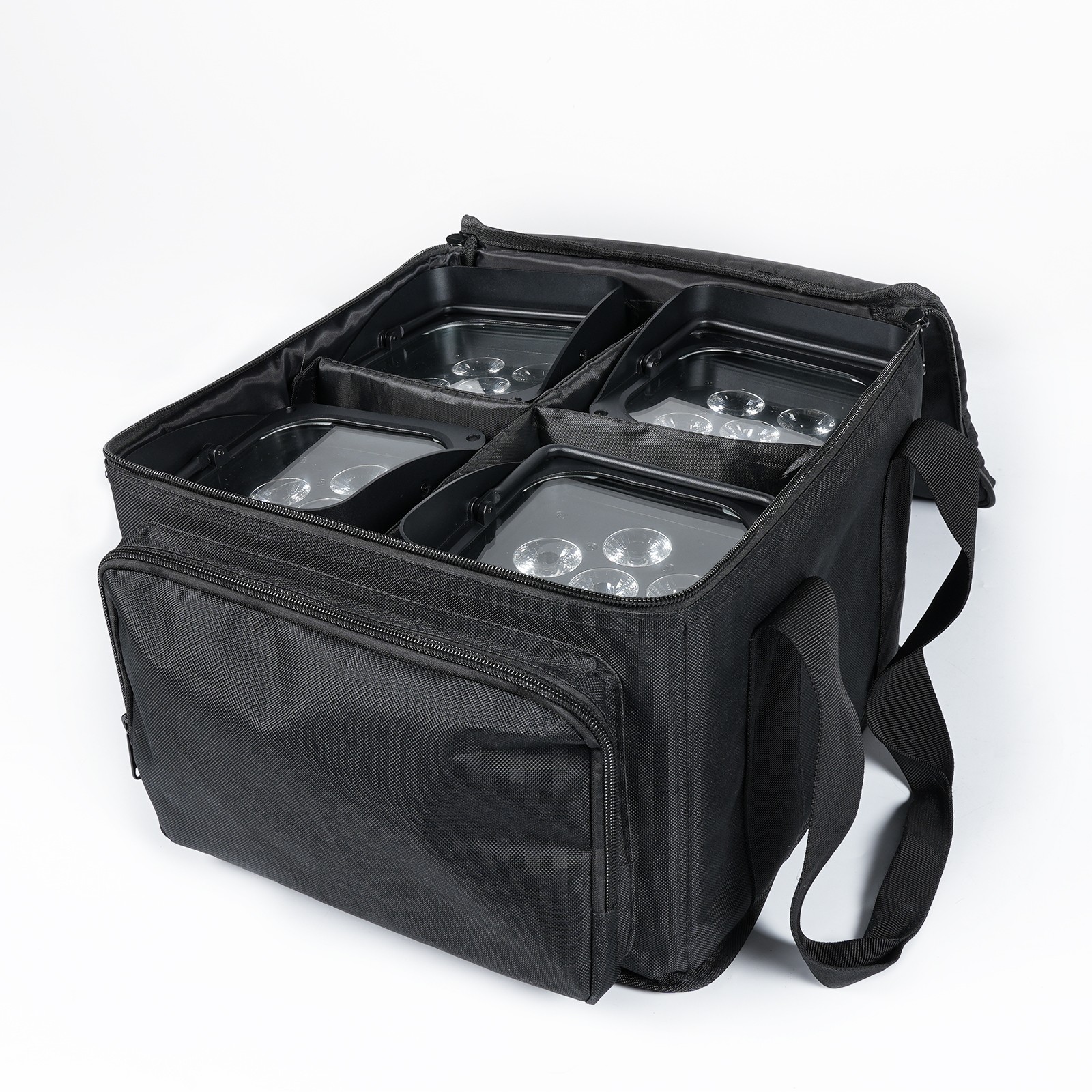 8Pack 6x18W RGBWA+UV Battery Powered WIRELESS DMX LED Par Lights DJ Uplighting