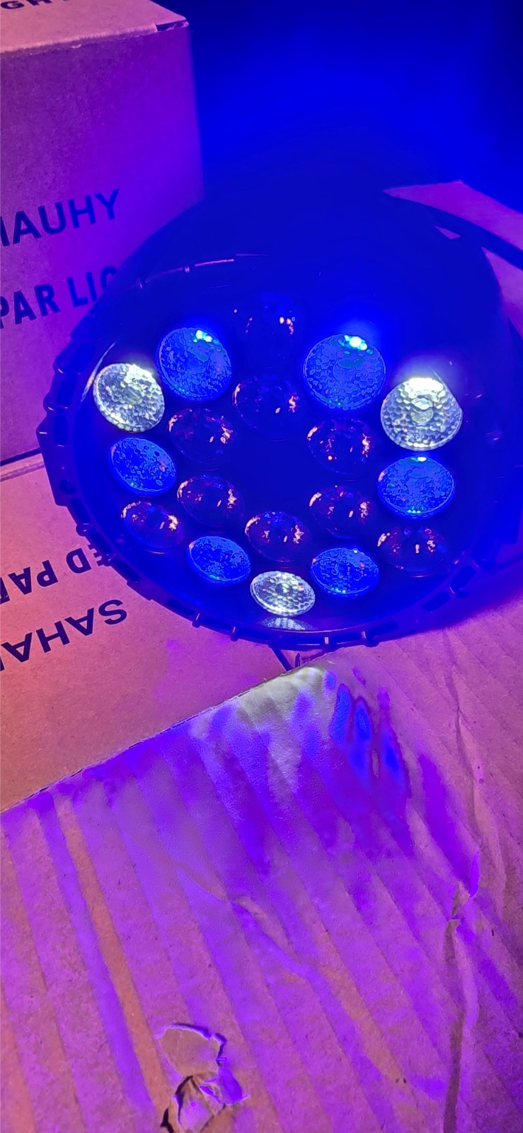 SAHAUHY LED PAR Light Stage DJ RGB Lights DMX Sound Activated