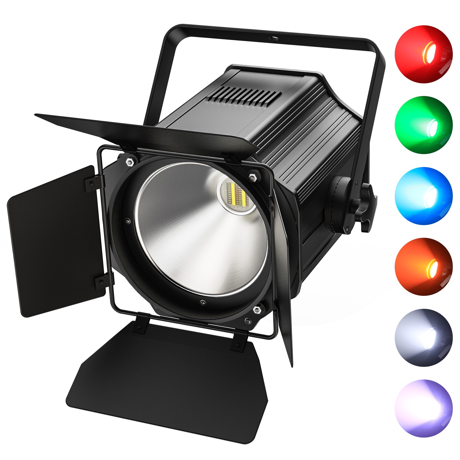 6in1 COB LED 200W PAR Can RGBW Lighting Stage Light DMX Club DJ Disco Show Light