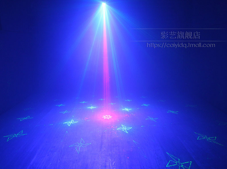 48 Pattern Red Green Laser light Blue Led indoor Christmas Light remote KTV DJ