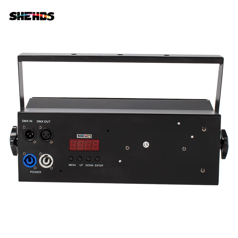 SHEHDS LED Blinder Par COB 200W RGBWA+UV 6IN1 Lighting Wash For Disco Party Bar