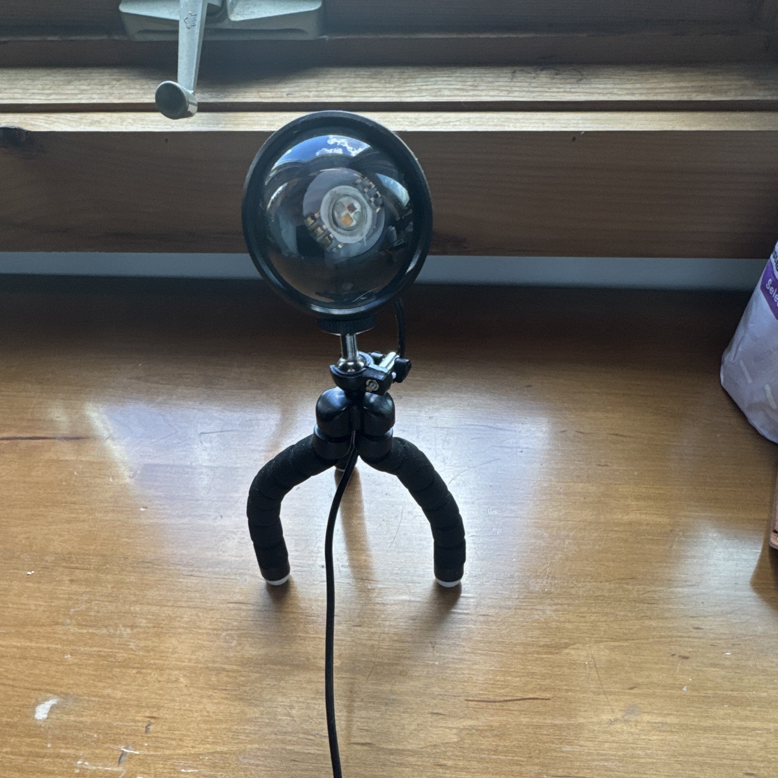 LED Multicolor Color Mixing Effect Spotlight w/ Manual Control Mini Tripod