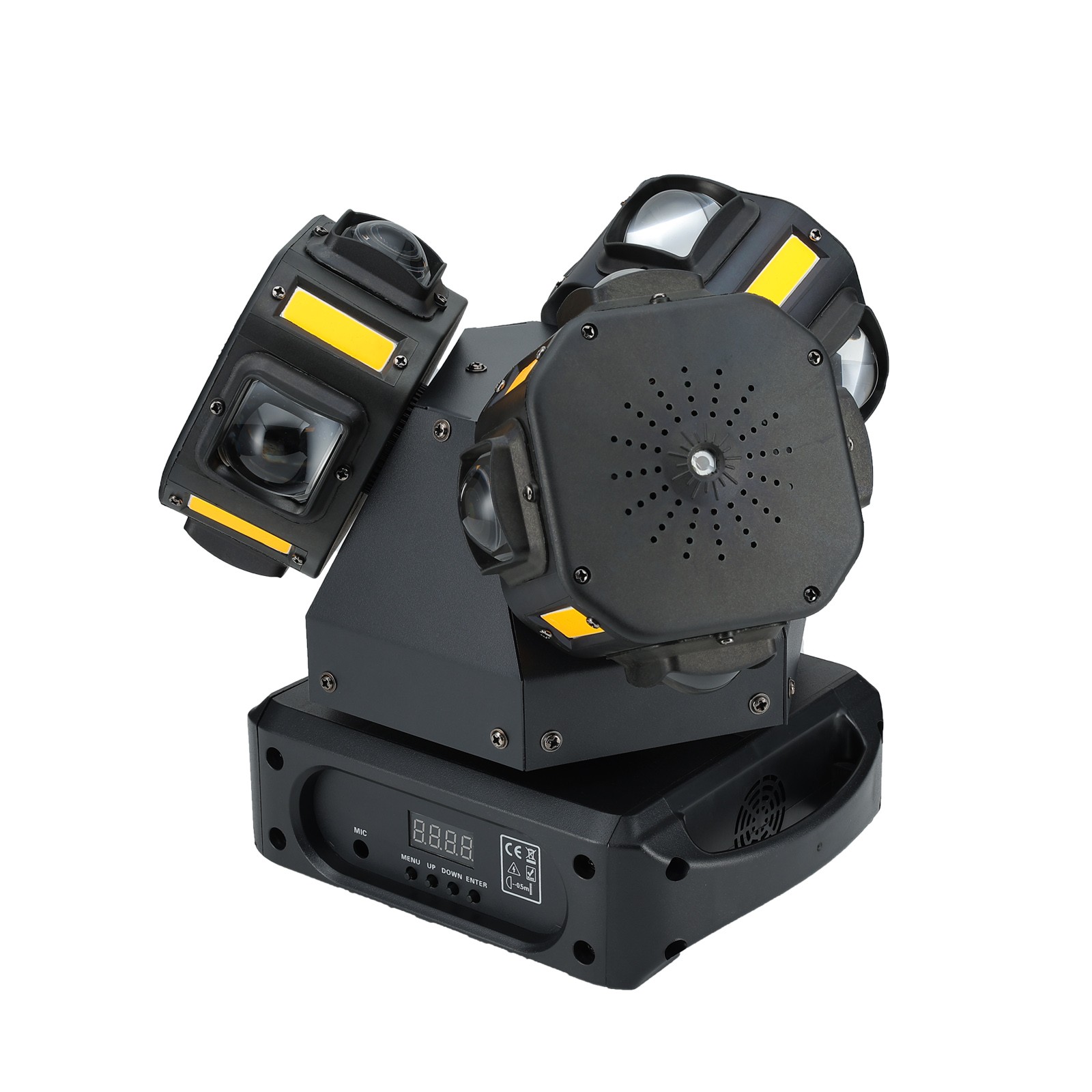 3 Head RGB Laser Moving Head Light Rotating Beam Stage Lighting DMX Strobe KTV