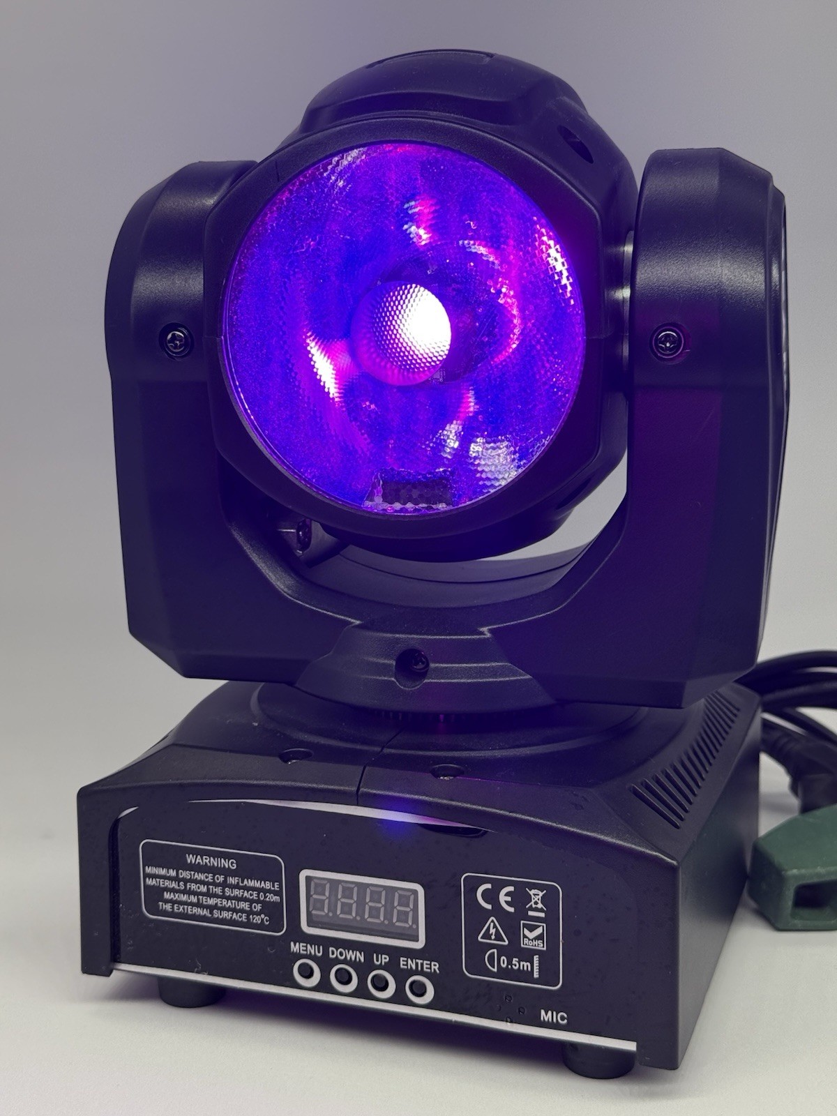 Concert Beam Light (UKING ZQ02229 BEAM) Works Great Multi Color
