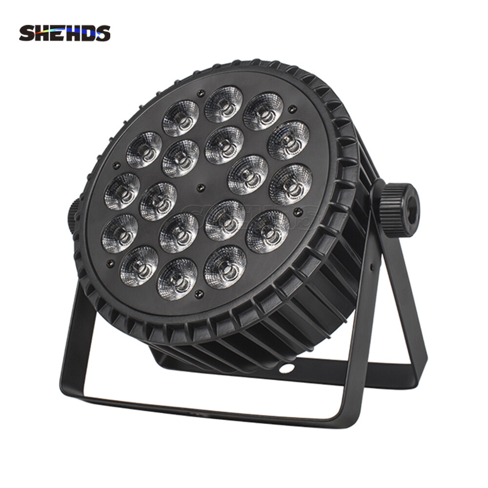 SHEHDS 18x12W RGBW 4IN1 Aluminum alloy LED Flat Par Lighting For Stage Effect DJ