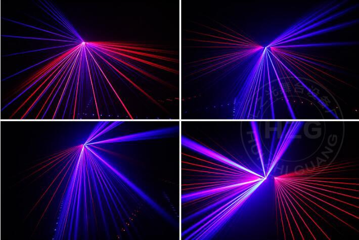 7CH DMX 6 Len RGB Beam Optical Network Laser Light Home Party DJ Stage Lighting