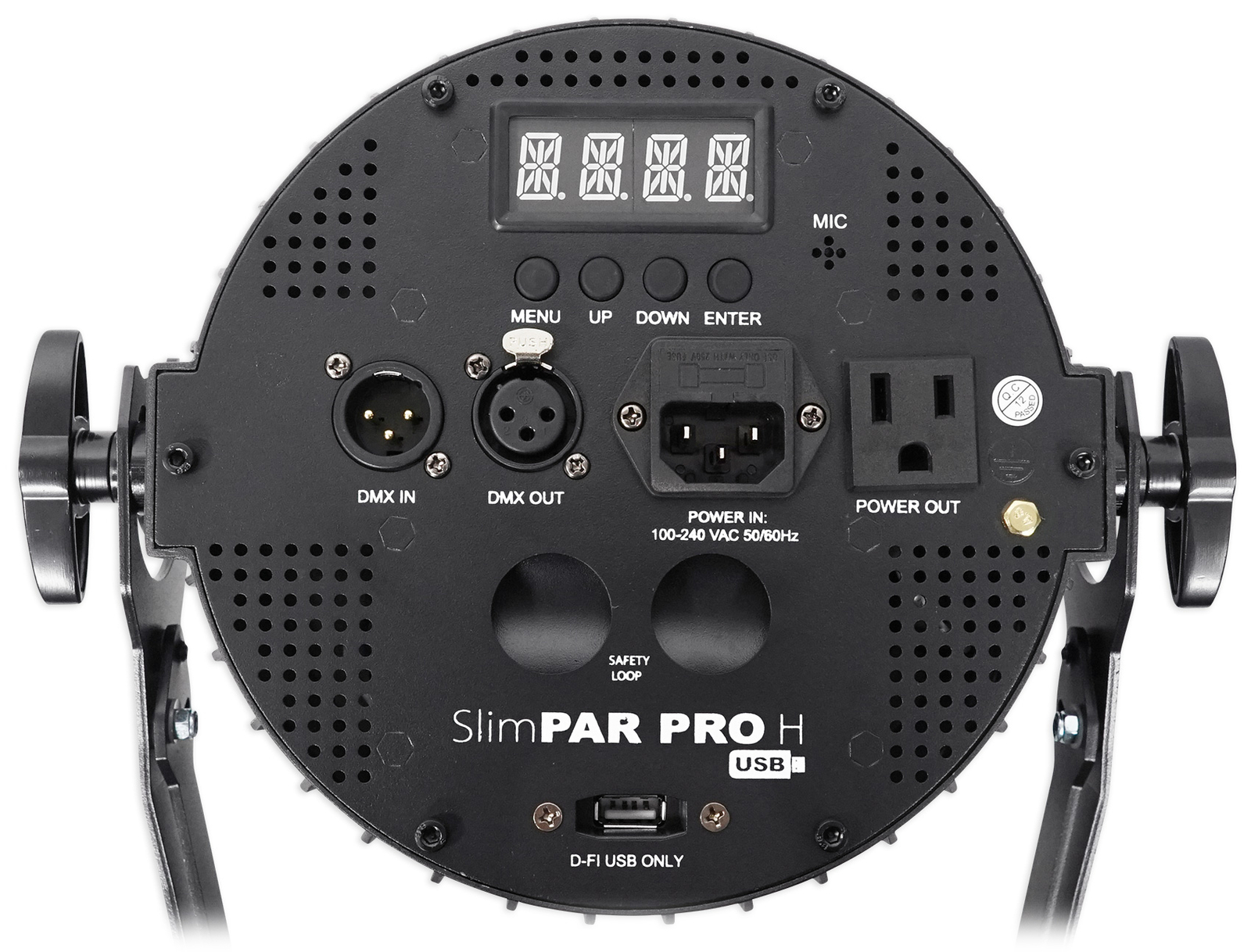 Chauvet DJ SlimPar Pro H USB D-Fi RGBAW+UV LED Par Can Wash Light+DMX Controller