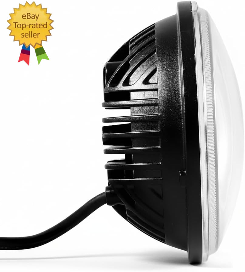 5-3/4″ LED Spot Light Sealed Beam — H5001 PAR46 Plug & Play Upgrade Replacement