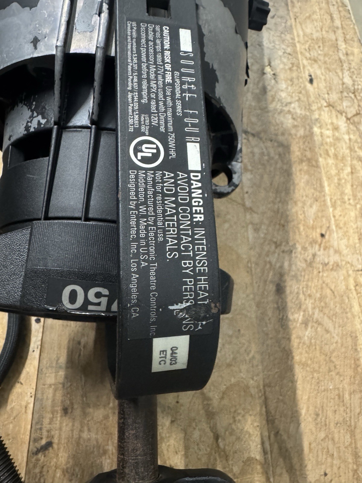 ETC Source Four Ellipsoidal 10° Degree Barrel Lens And Fixture