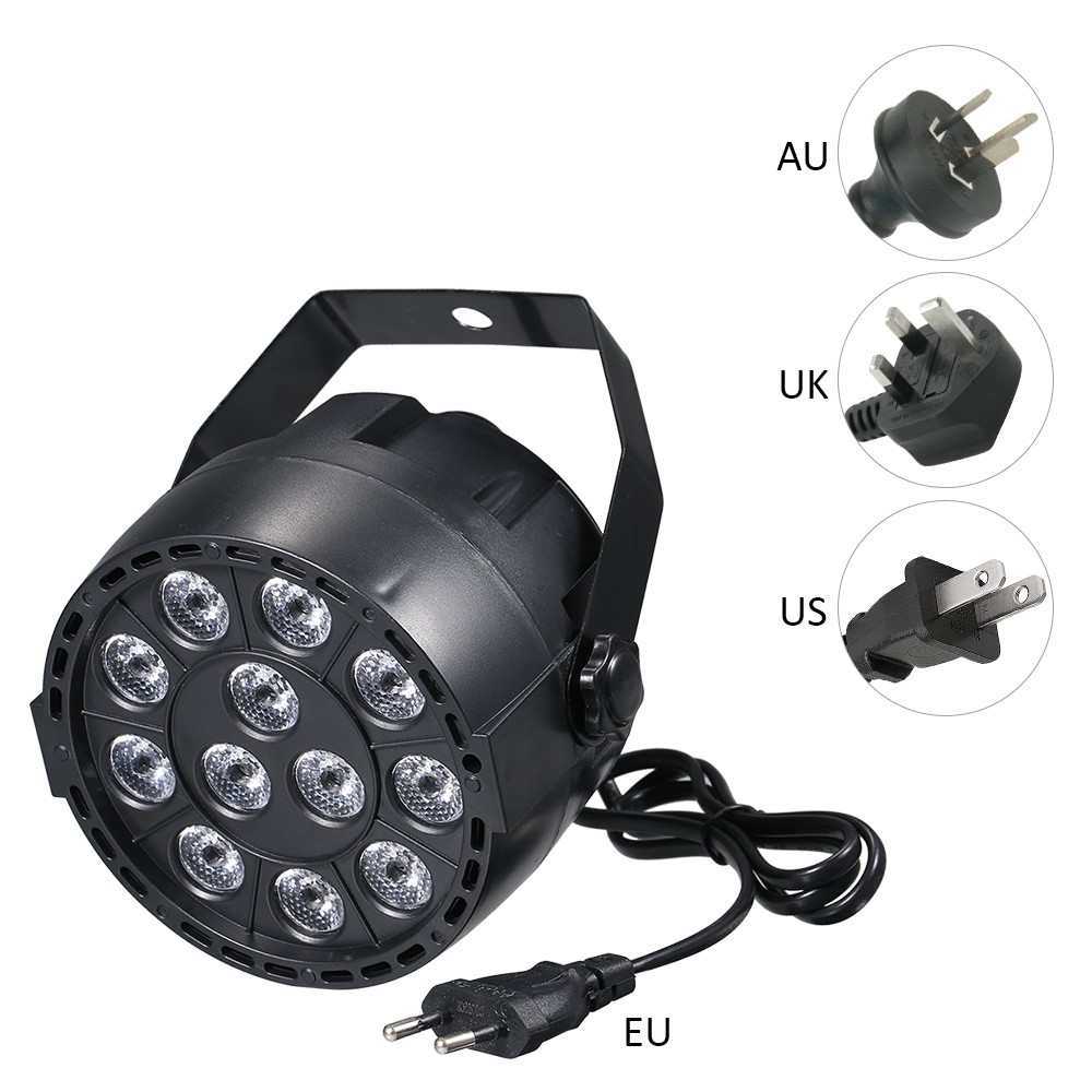 AC90-240V 12 LEDs Par Lights 8 Channel RGBW Color Mixing Stage Lighting With CX4