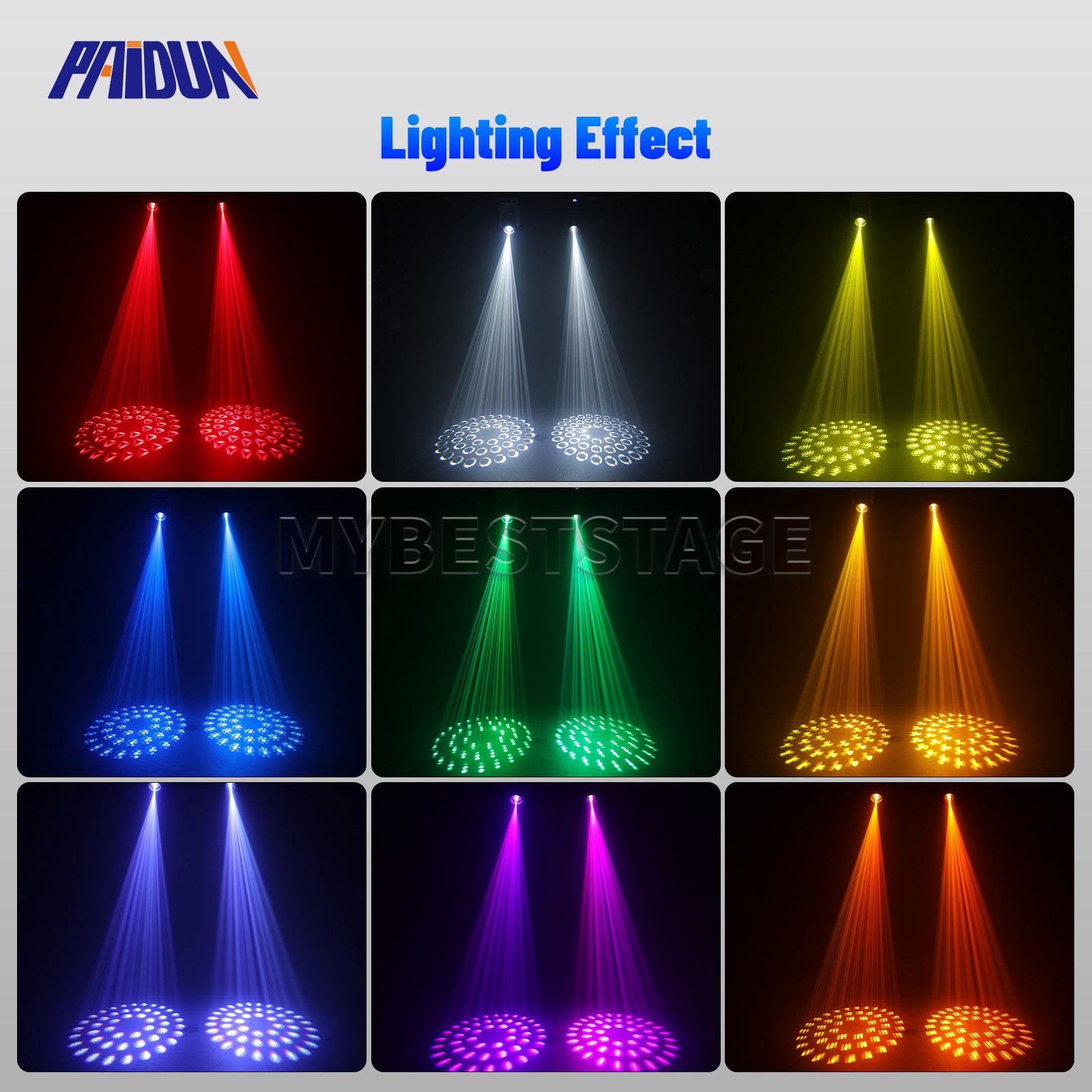PAIDUN 481W Super Sky Beam Moving Head Light Outdoor Advertising Waterproof RDM