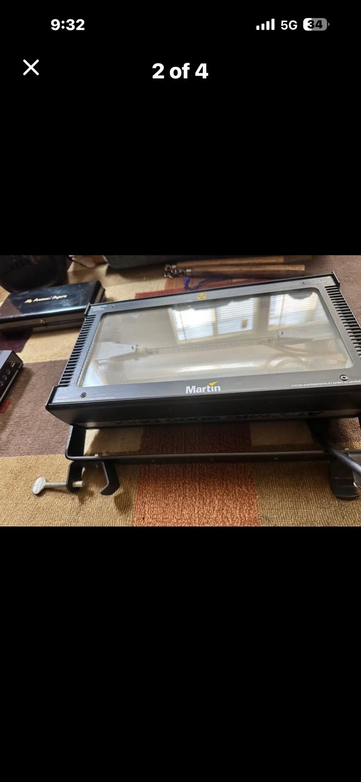 Martin Lighting Atomic 3000 DMX High-Power Xenon Strobe Light (EL1073168)