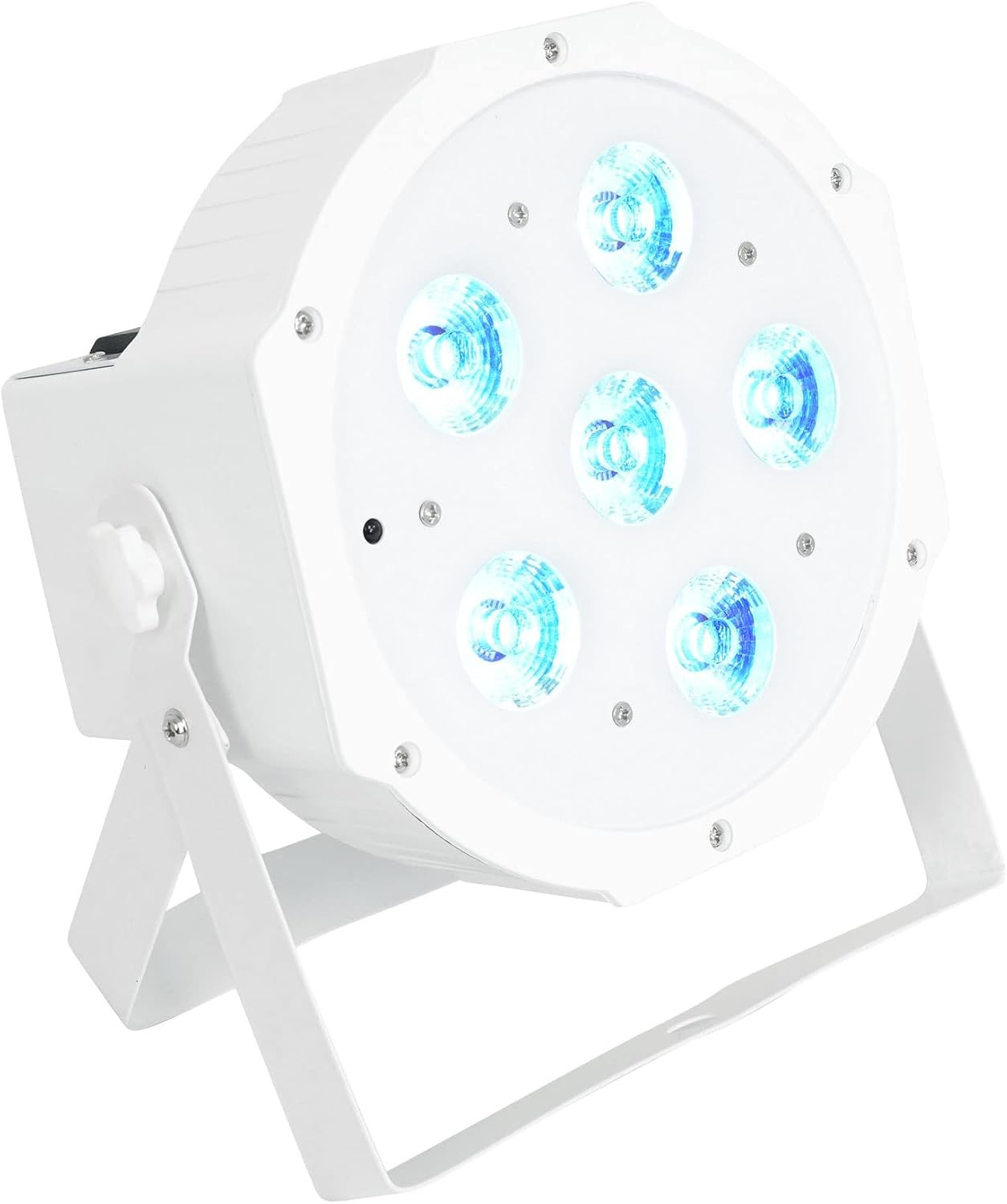 BATTERY PAR 61 White Rechargeable RGBWA+UV DMX DJ Wash Light+Remote | 12-18 Hour