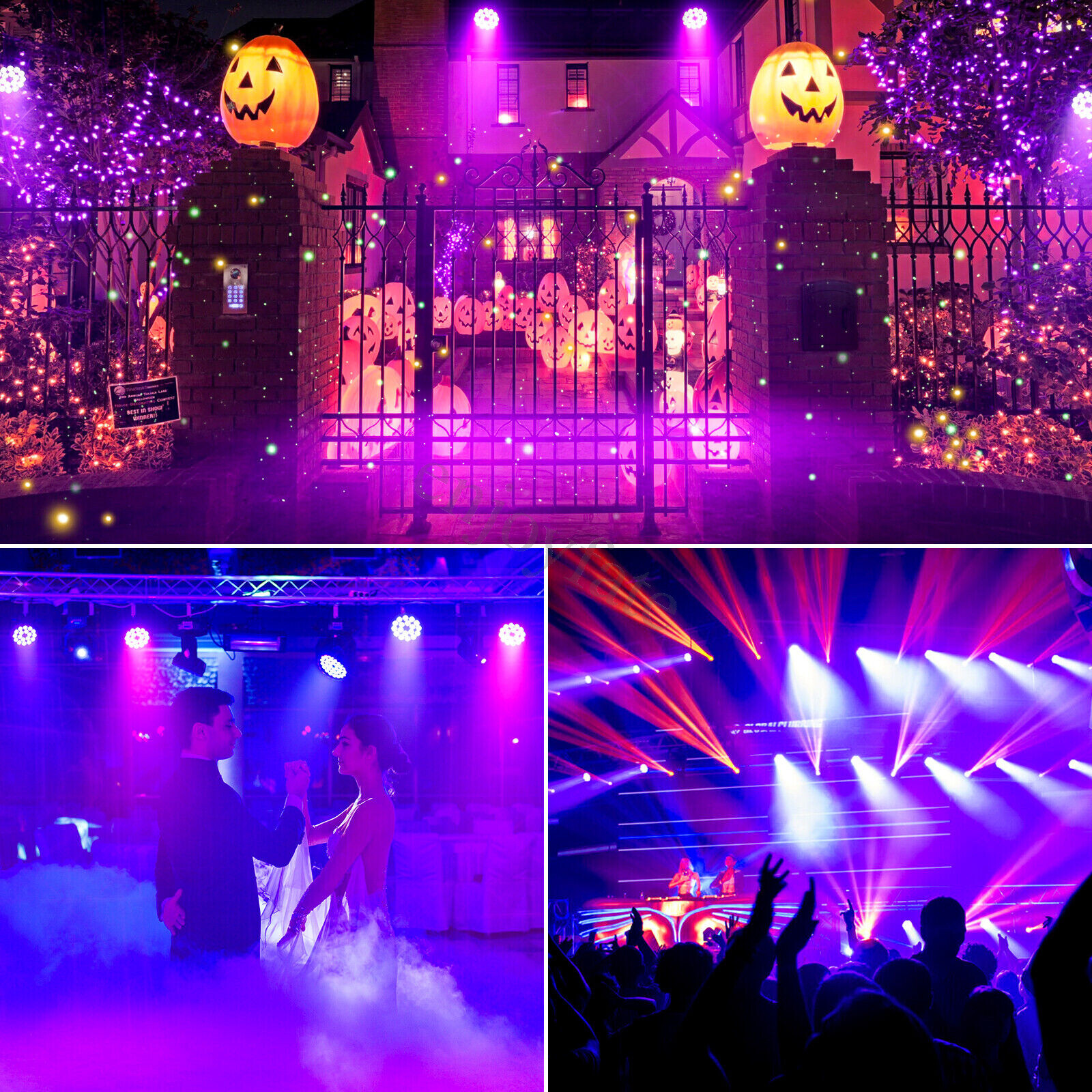 10pcs 270W 18LED Par Light RGBW Stage Bar Wash Lighting DMX DJ Disco Party Show