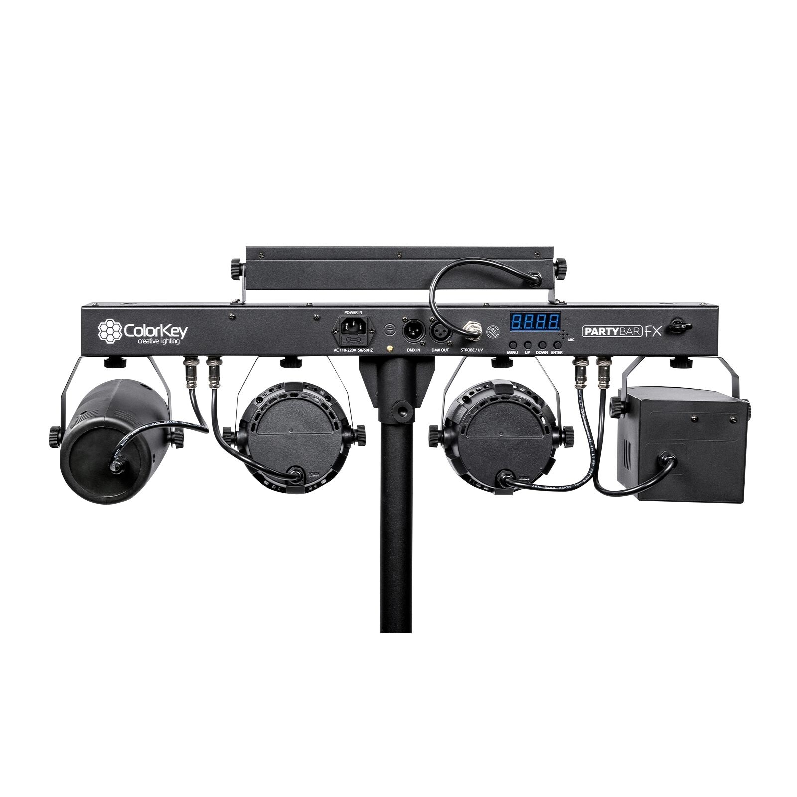 ColorKey CKU-3030 PartyBar FX Compact All-In-One Multi-Effect Professional Li…