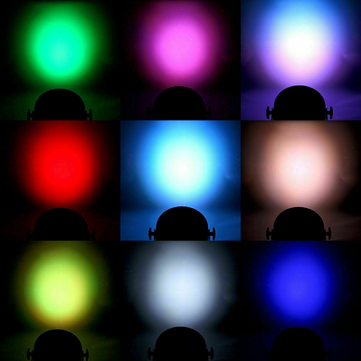 270W RGBW Stage Beam Lighting 18 LED DMX-512 PAR Lights DJ Disco Party Show Lamp