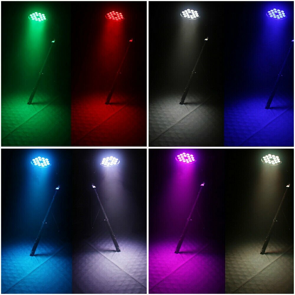 10PCS Par Stage Light 270W RGBW 18LED Strobe Beam DMX512 for DJ Disco Party Show