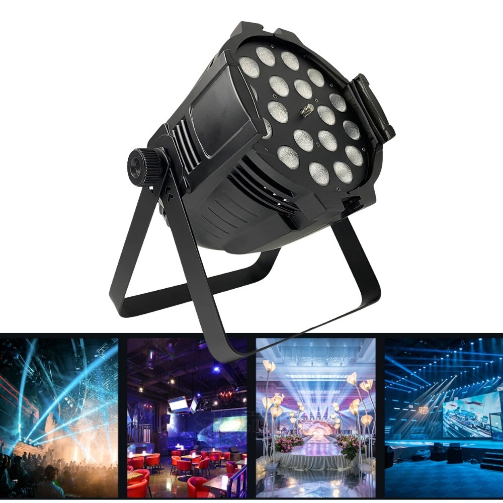 New Version Zoom 18x18W 6in1 LED Par Light 10-60 degree Wedding Show Party Stage