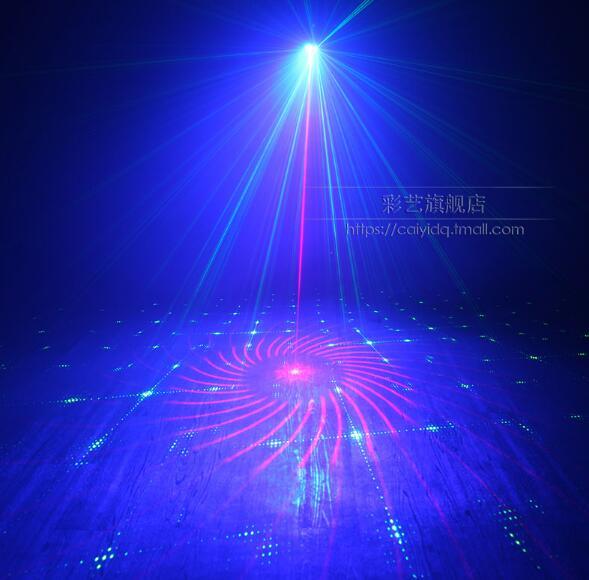 48 Pattern Red Green Laser light Blue Led indoor Christmas Light remote KTV DJ